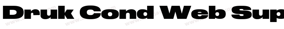 Druk Cond Web Super字体转换
